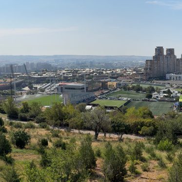 Ausblick auf Yerevan
