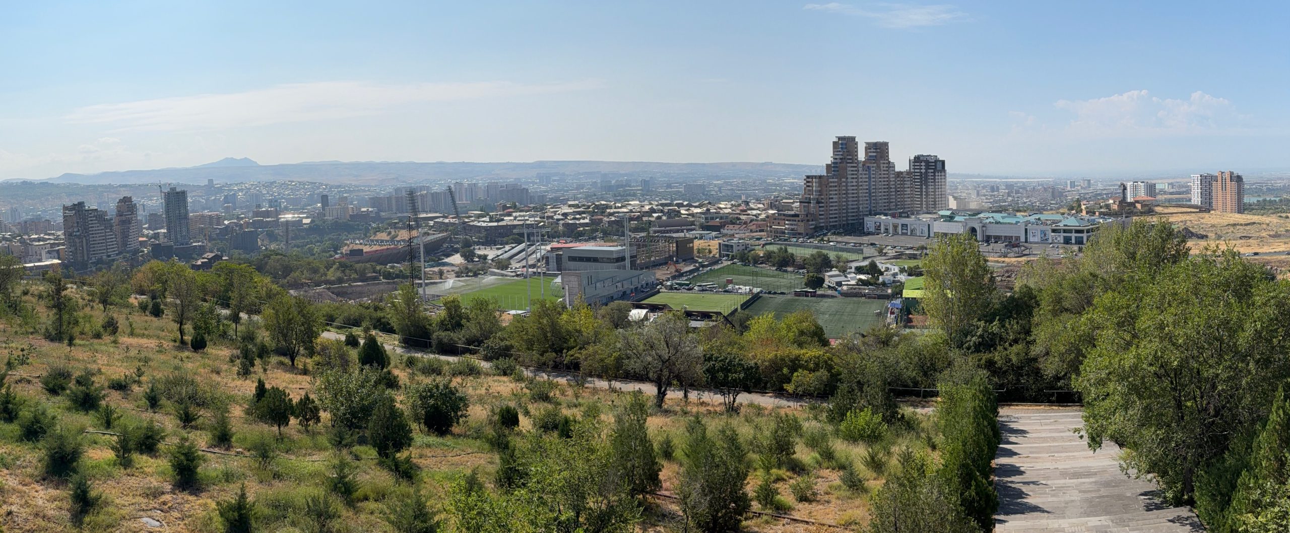 Ausblick auf Yerevan